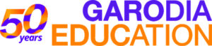 Garodi Education 50 years logo